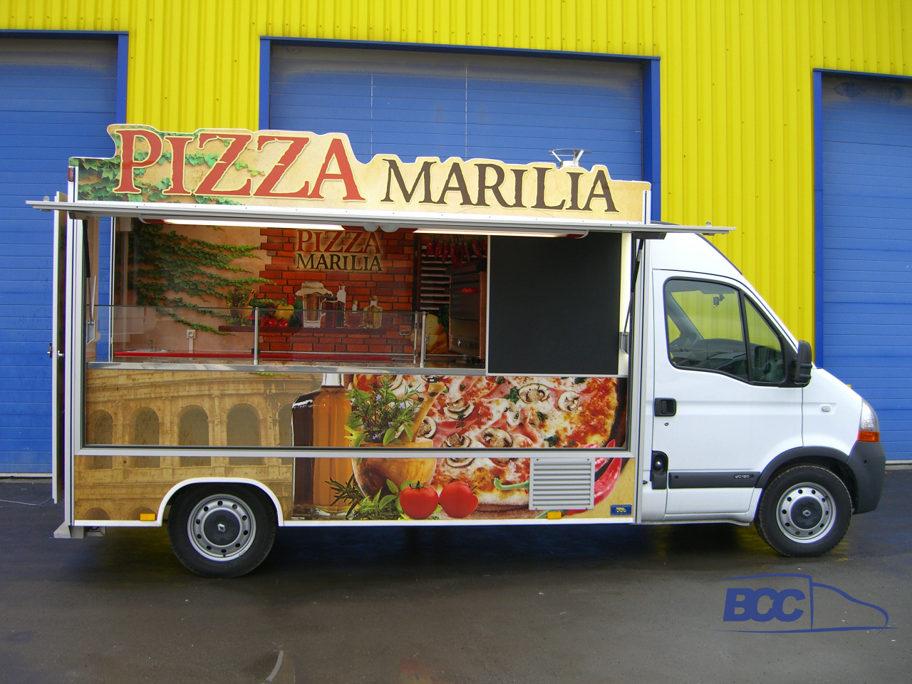 Food truck – pizza margherita